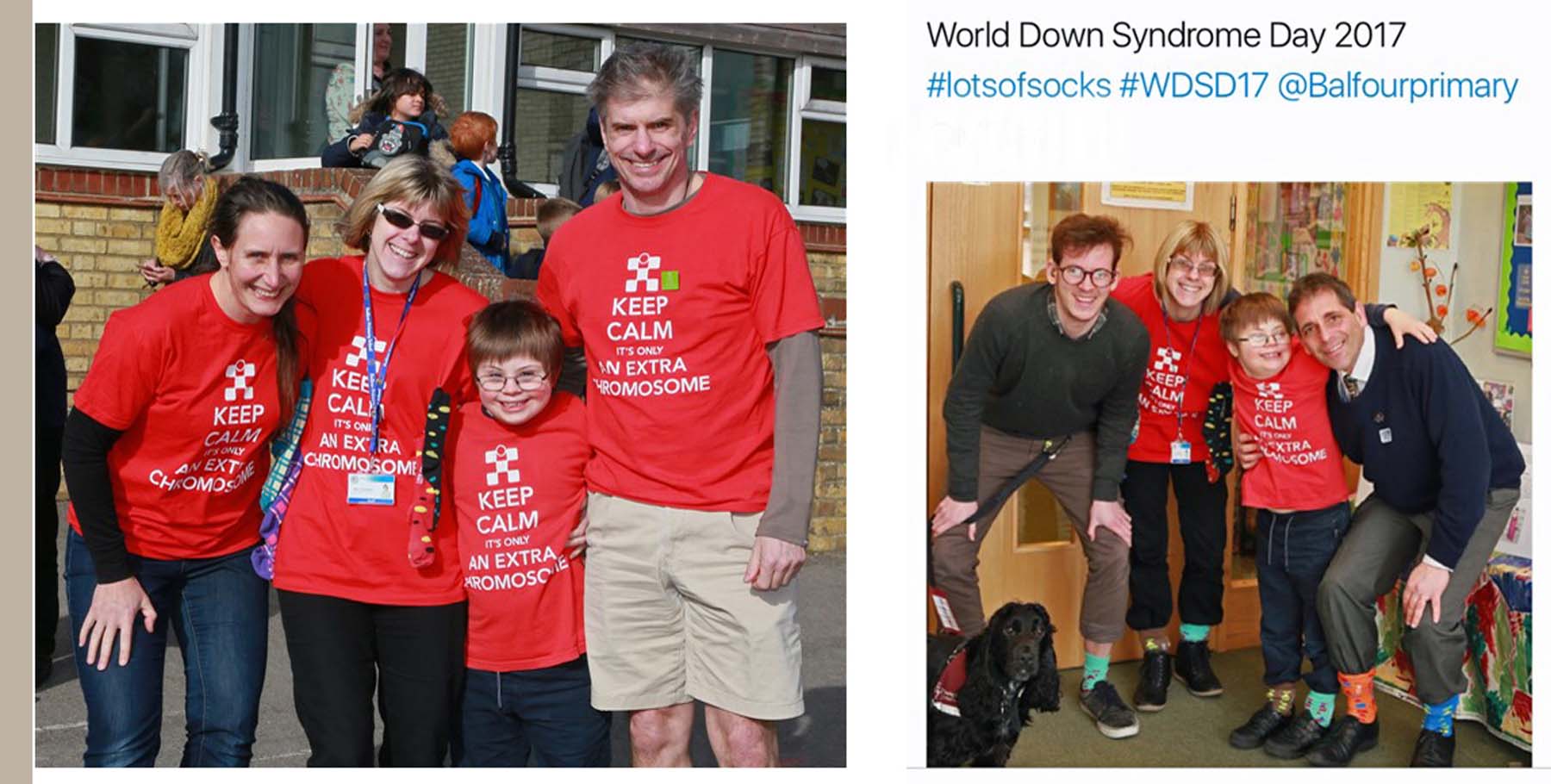 20170321 World Down's Syndrome Day Fund Raising at Balfour Primary School (Date = 3 x 21 Chromosomes!)